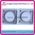 Tank Truck Accessory Pneumatic Bottom Valve Square Flange